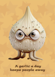 Funny garlic