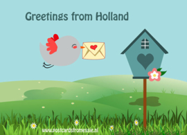 Greetings from Holland - bird