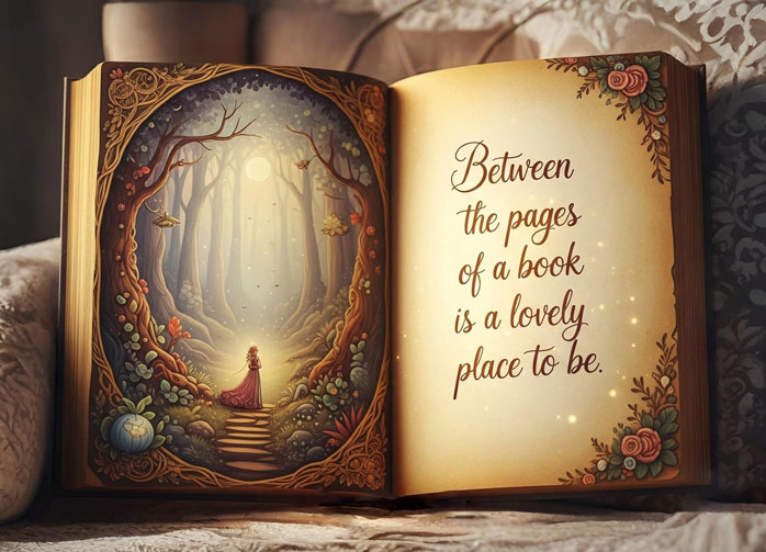 Between the pages...