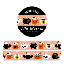Washi tape Halloween Mugs