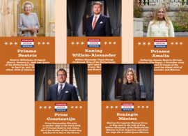 Kaartenset Famous Dutch Royals