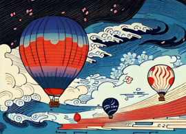 Japanese art - Air balloon