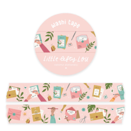 Washi tape Roze Post