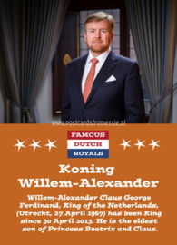 Famous Dutch Royals - Koning Willem-Alexander