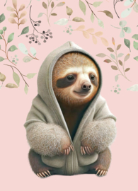 Sloth with sweater