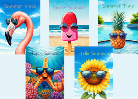 Postcard set - Summer