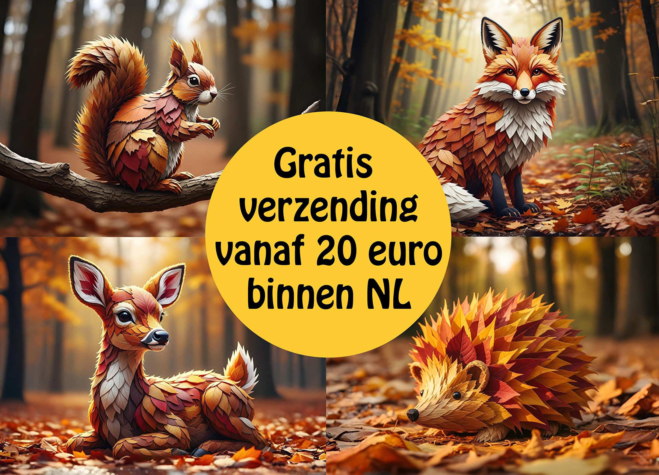 herfst dieren