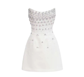 WHITE DEMI DRESS