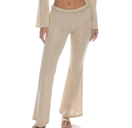 BRAIDED GOLD PANTS