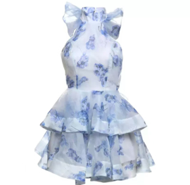 DESTINY FLORAL DRESS BLUE