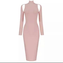 VESTIDO PINK CUTOUT