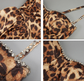 LEOPARD DIAMOND DRESS