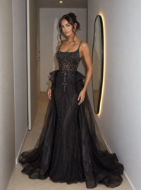 BLACK IRMA DRESS