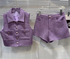 PURPLE QUINCY TWO PIECE