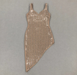 NUDE FENNA DRESS