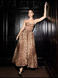 LEOPARD DIAMOND DRESS