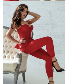 ELANA TWO PIECE RED