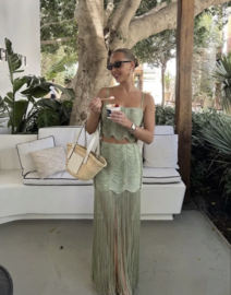 OLIVE GREEN TWO PIECE
