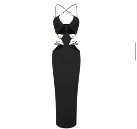 BLACK CUT OUT DRESS
