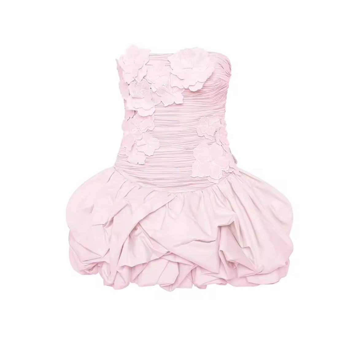 PINK FLOWER POPPIE DRESS
