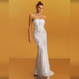 WHITE DANIELLE DRESS