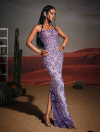 PURPLE HANNA DRESS