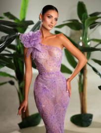 PURPLE ESTHER DRESS
