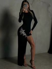 SELDA DRESS black