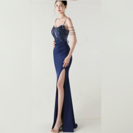 FREE BLUE MAXI DRESS