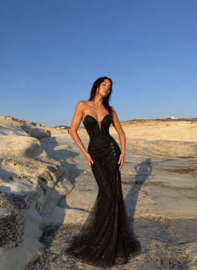 BLACK ELEANE DRESS
