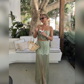 OLIVE GREEN TWO PIECE
