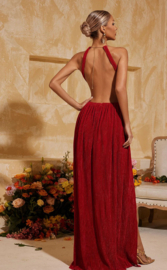 RED MAXI DRESS