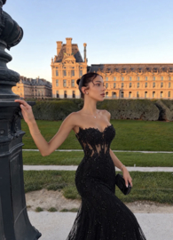 BLACK ILJA DRESS