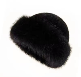 FURRY HAT BLACK