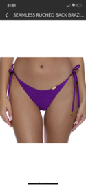 PURPLE SEQUINED BOTTOM