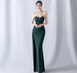 CHANCE GREEN MAXI DRESS