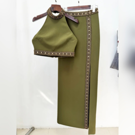 ARMY GREEN TWO PIECE