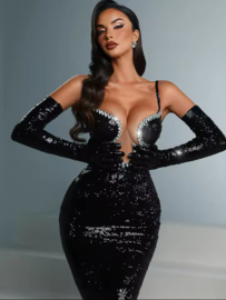 BLACK IMA DRESS