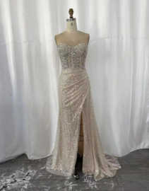 AMY SILVER DRESS