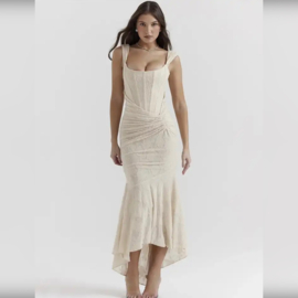 NUDE LOLA DRESS
