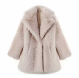 FAUX FUR MID BEIGE