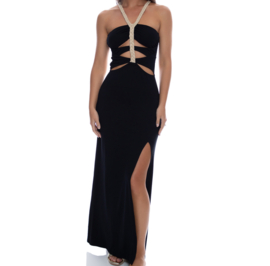 BRAIDED BLACK DRESS