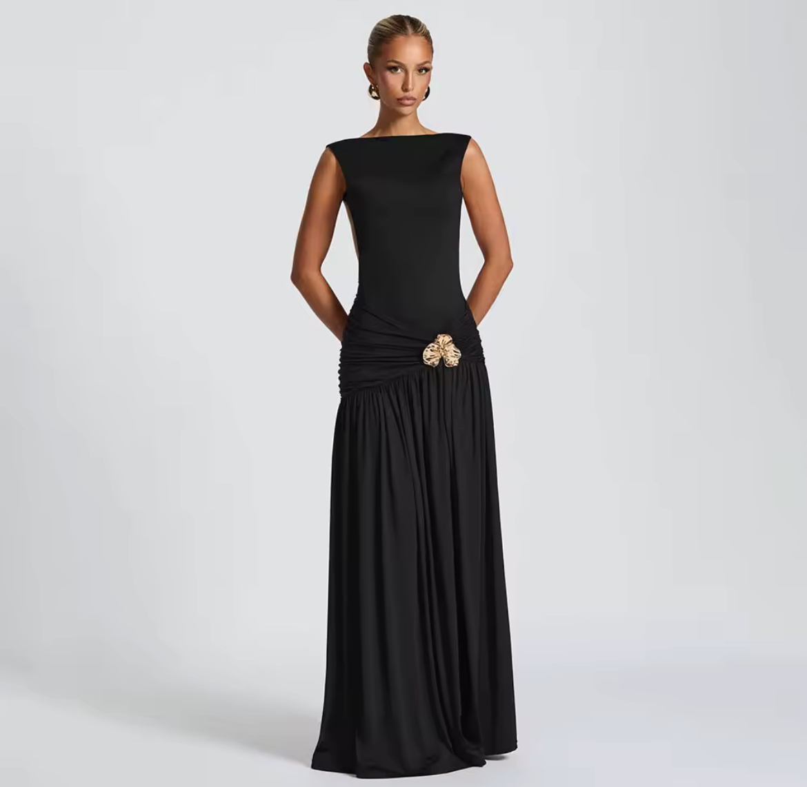 GIA DRESS ZWART