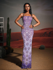 PURPLE HANNA DRESS