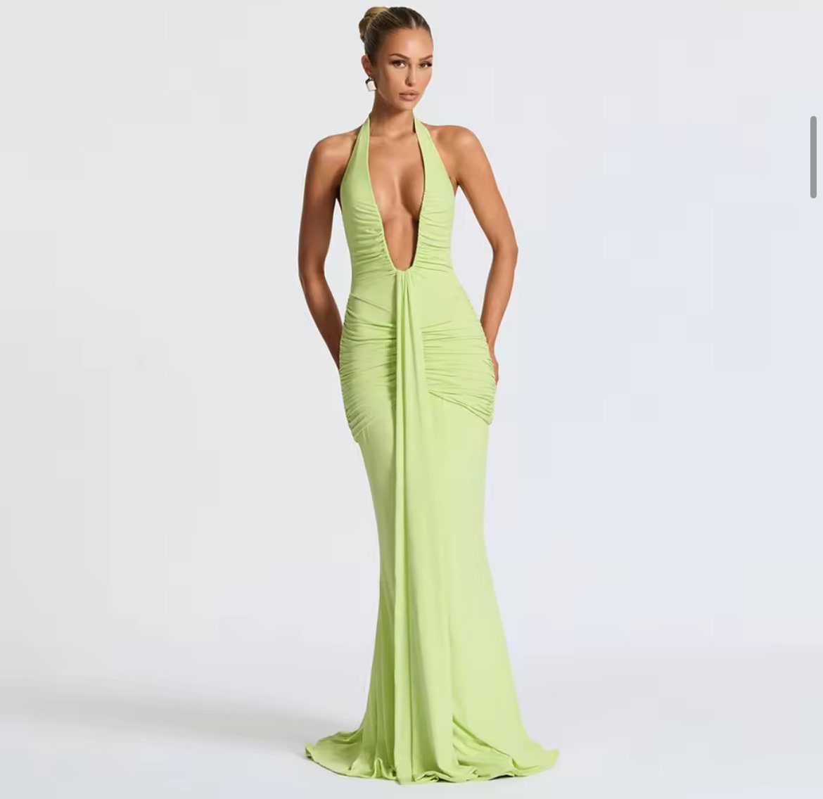 LIME MAXI DRESS