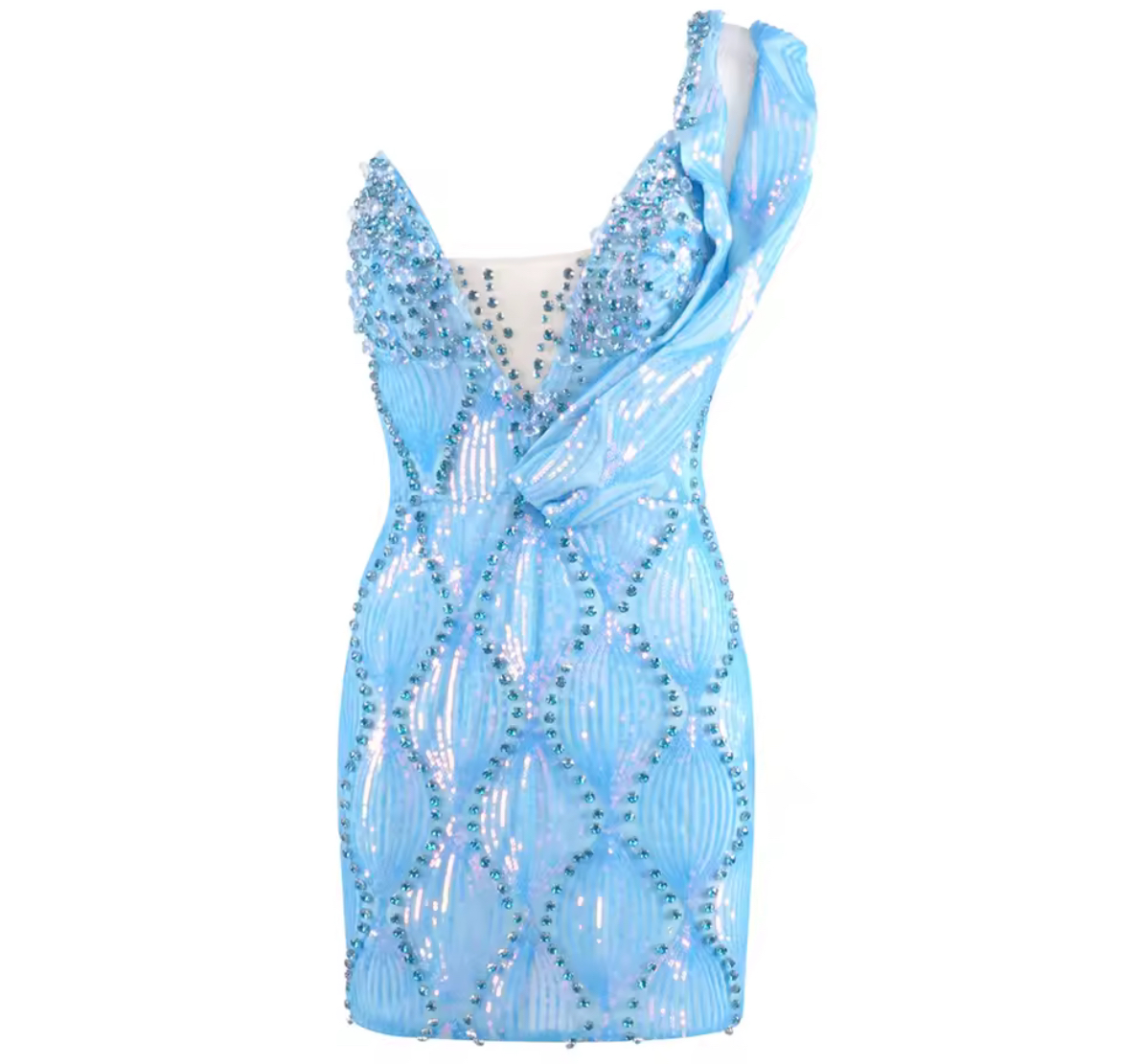 BLUE KISHA DRESS