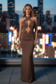 SIMPLY BROWN DRESS