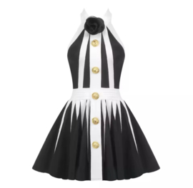 BLACK ALINE DRESS