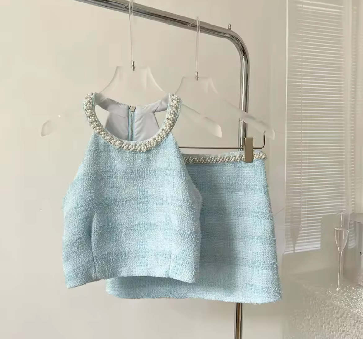   BLUE BLUE TWO PIECE