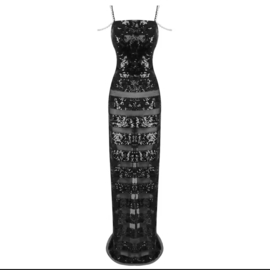 BLACK FENNA DRESS
